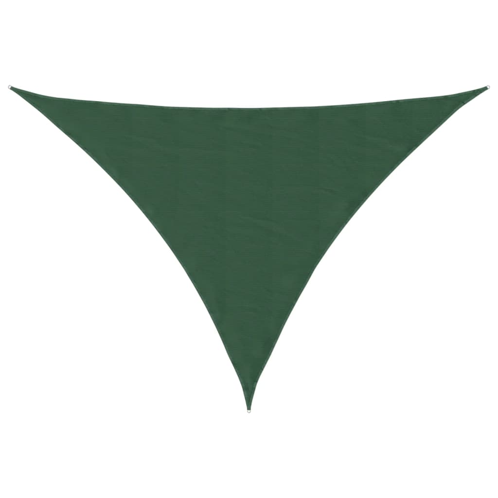 Sunshade Sail Oxford Fabric Triangular 5x6x6 m Dark Green