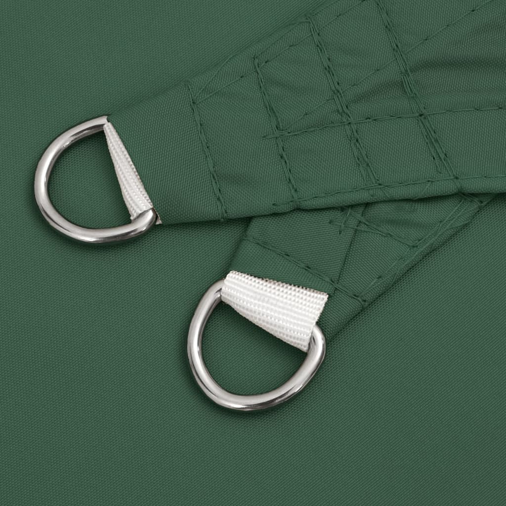 Sunshade Sail Oxford Fabric Triangular 4x5x6.4 m Dark Green
