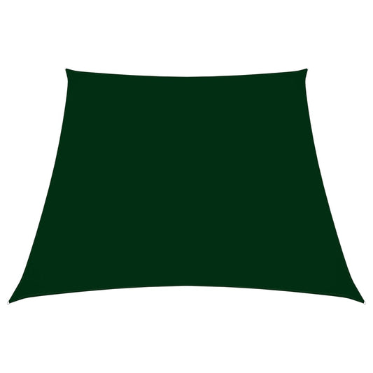 vidaXL Sunshade Sail Oxford Fabric Trapezium 2/4x3 m Dark Green