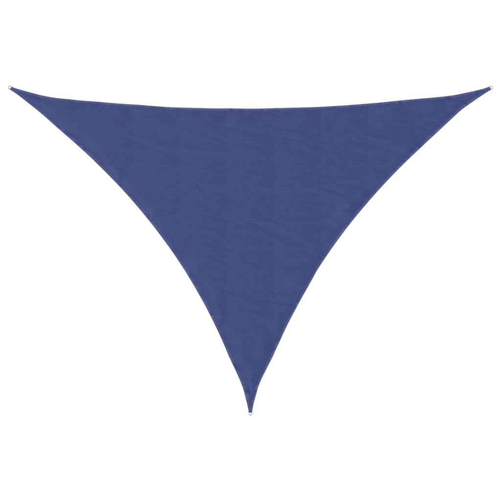Sunshade Sail Oxford Fabric Triangular 5x6x6 m Blue