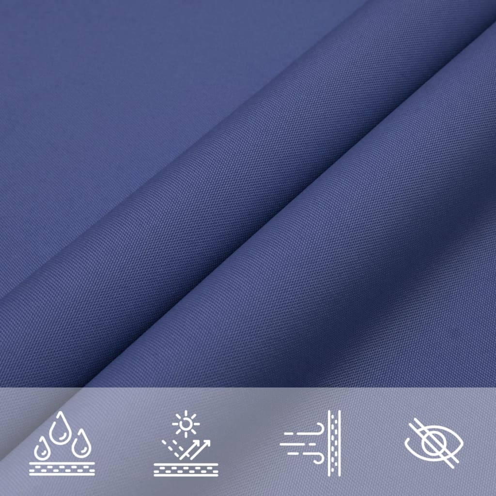 Sunshade Sail Oxford Fabric Triangular 4x5x6.4 m Blue