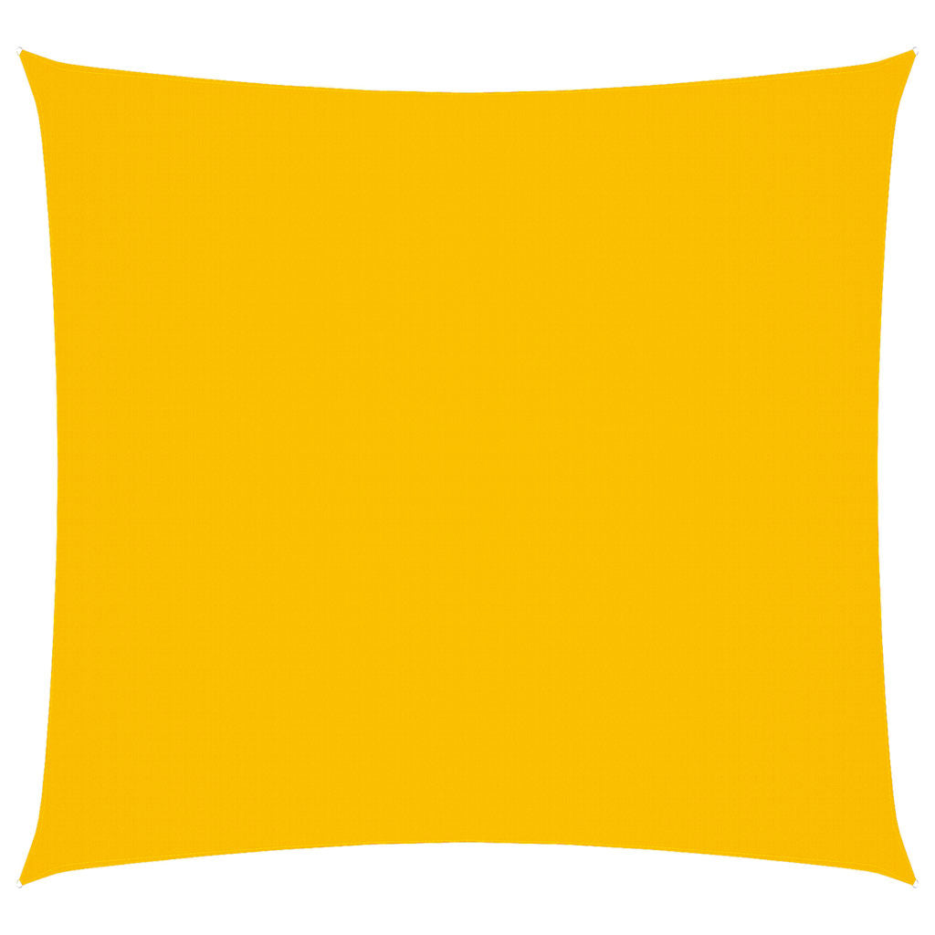 Sunshade Sail Oxford Fabric Square 4x4 m Yellow