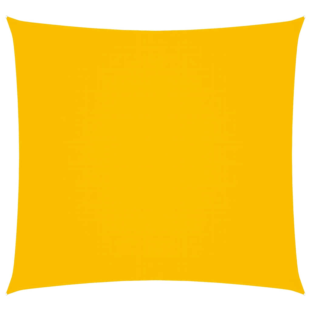 Sunshade Sail Oxford Fabric Square 6x6 m Yellow