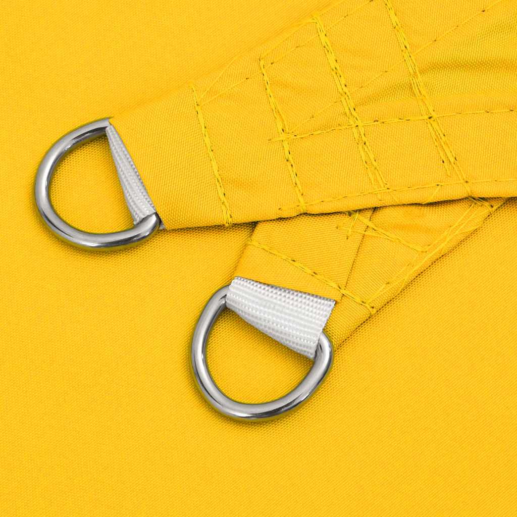 Sunshade Sail Oxford Fabric Square 6x6 m Yellow