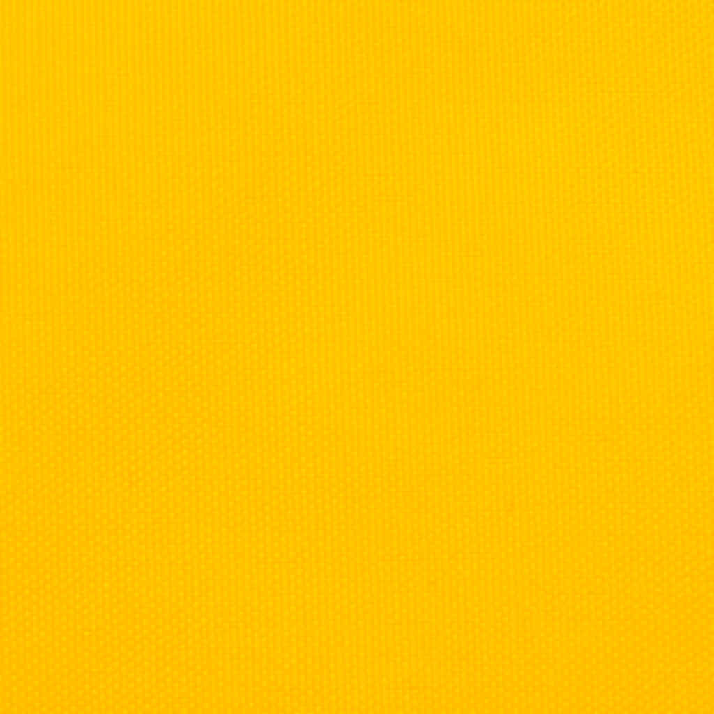Sunshade Sail Oxford Fabric Square 6x6 m Yellow