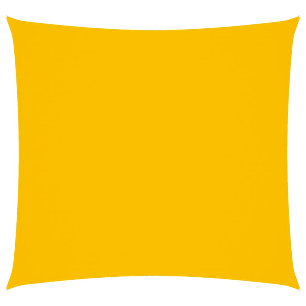 Sunshade Sail Oxford Fabric Square 7x7 m Yellow