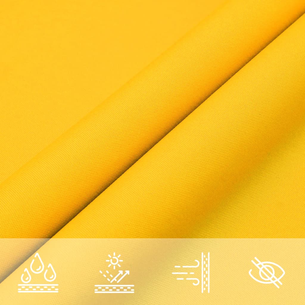Sunshade Sail Oxford Fabric Rectangular 2x4.5 m Yellow