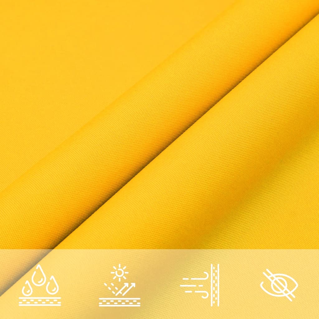 Sunshade Sail Oxford Fabric Rectangular 3x4.5 m Yellow