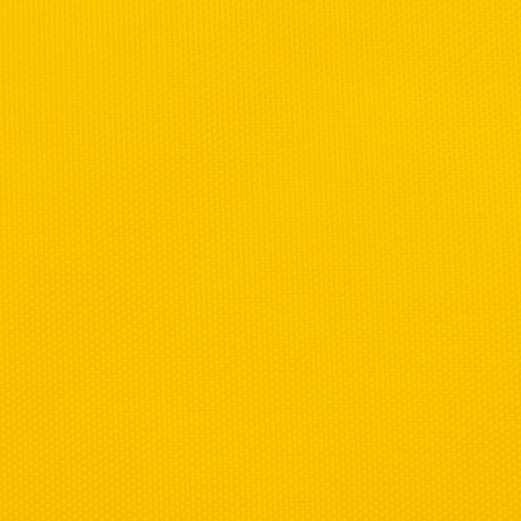 Sunshade Sail Oxford Fabric Triangular 4x5x5 m Yellow