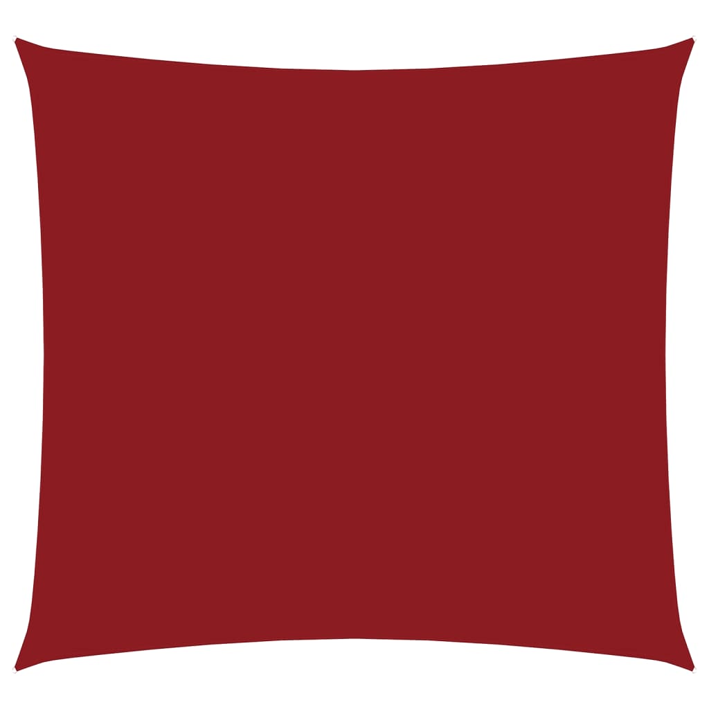 Sunshade Sail Oxford Fabric Square 2.5x2.5 m Red