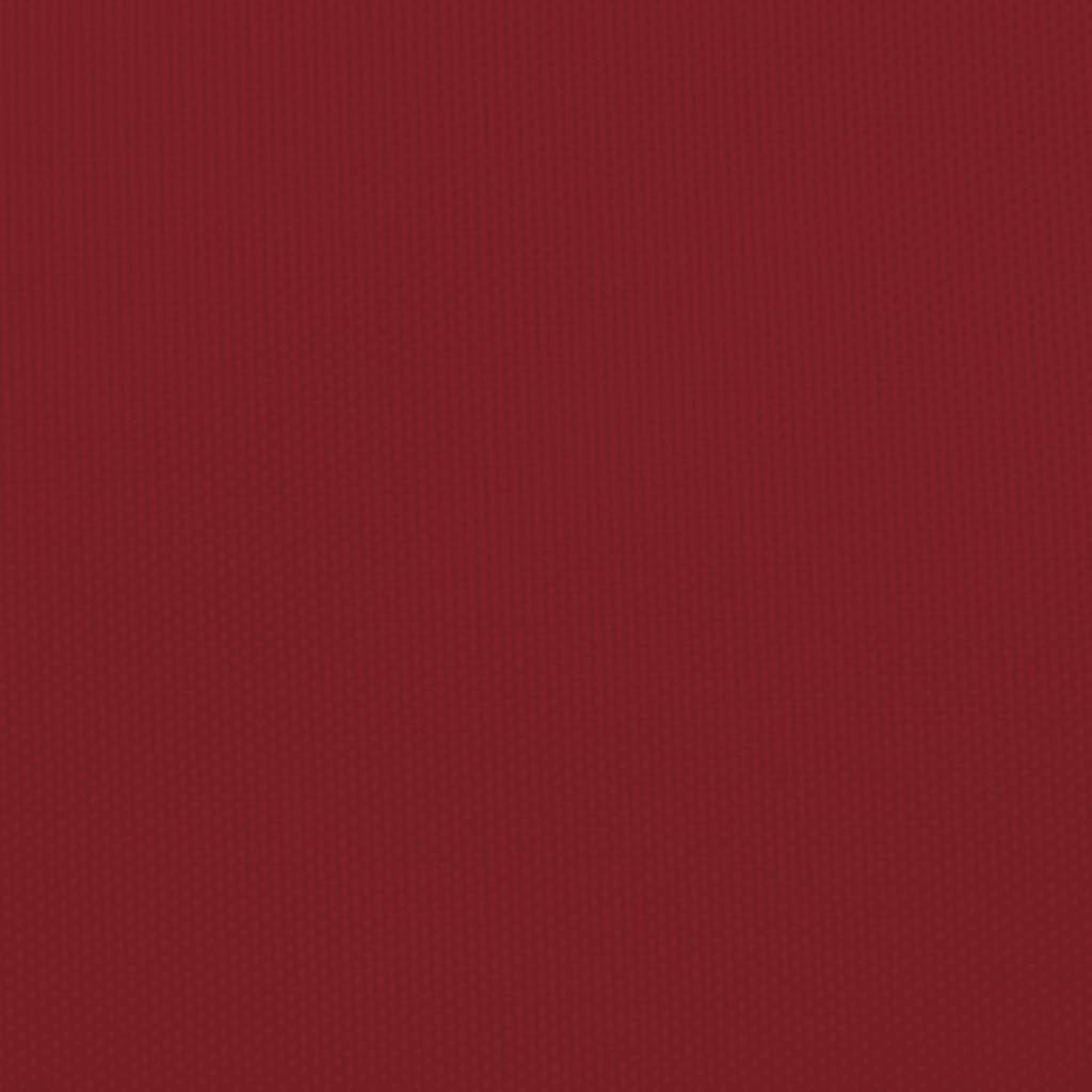 Sunshade Sail Oxford Fabric Square 5x5 m Red