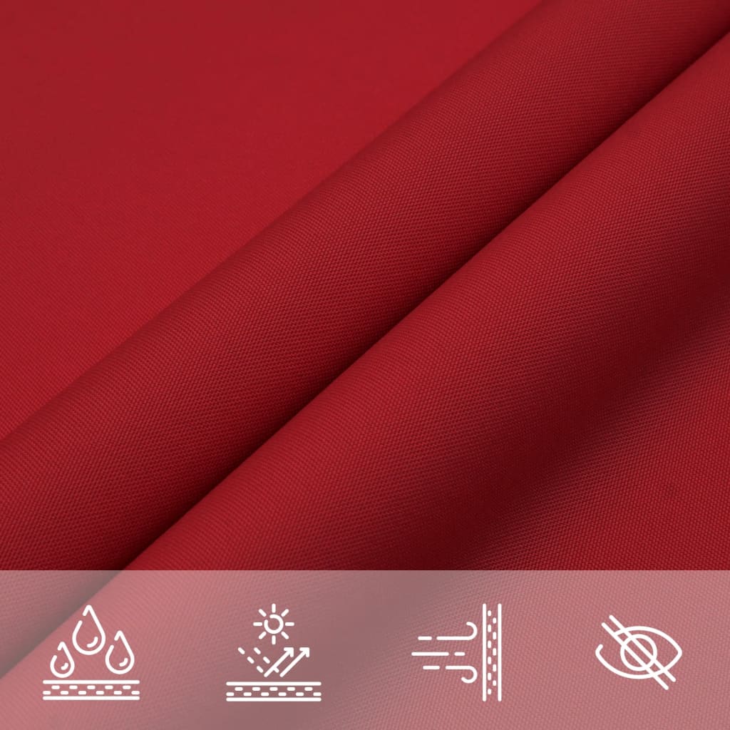 Sunshade Sail Oxford Fabric Rectangular 2.5x5 m Red