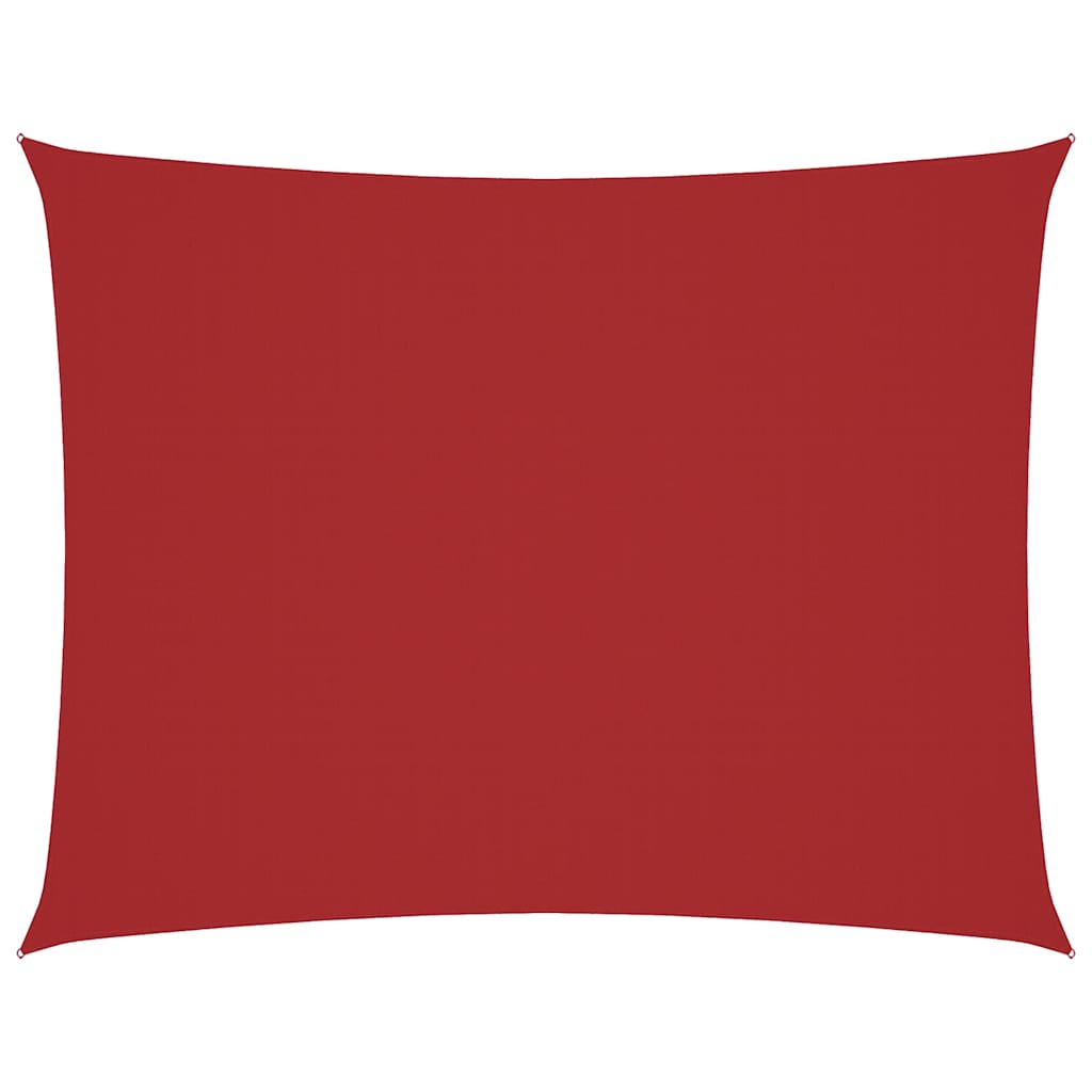 Sunshade Sail Oxford Fabric Rectangular 4x6 m Red