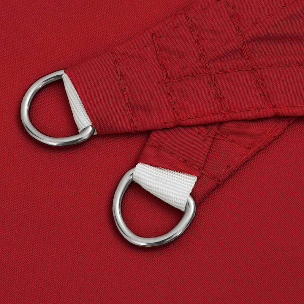 Sunshade Sail Oxford Fabric Rectangular 4x6 m Red