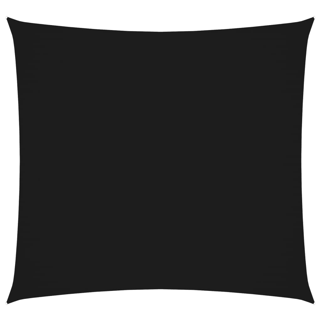 vidaXL Sunshade Sail Oxford Fabric Square 2.5x2.5 m Black