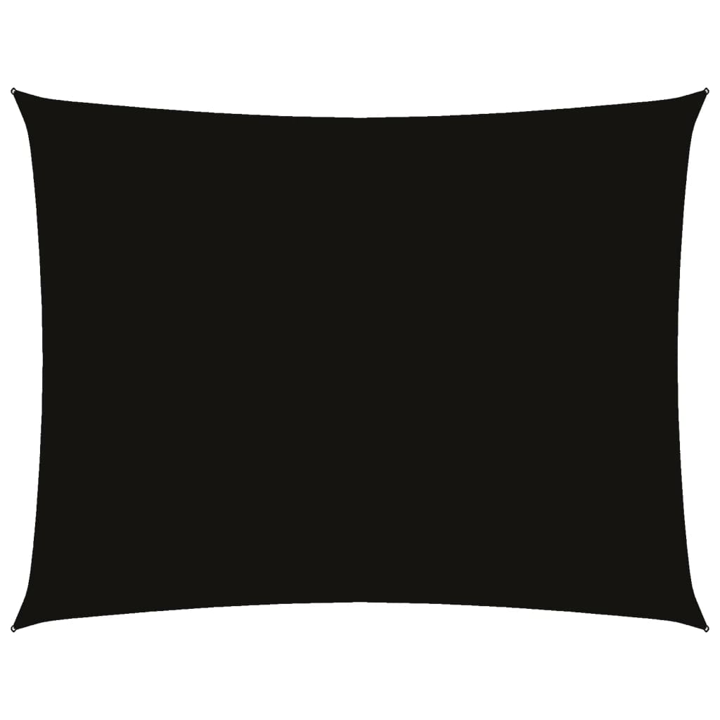 vidaXL Sunshade Sail Oxford Fabric Rectangular 2x3.5 m Black