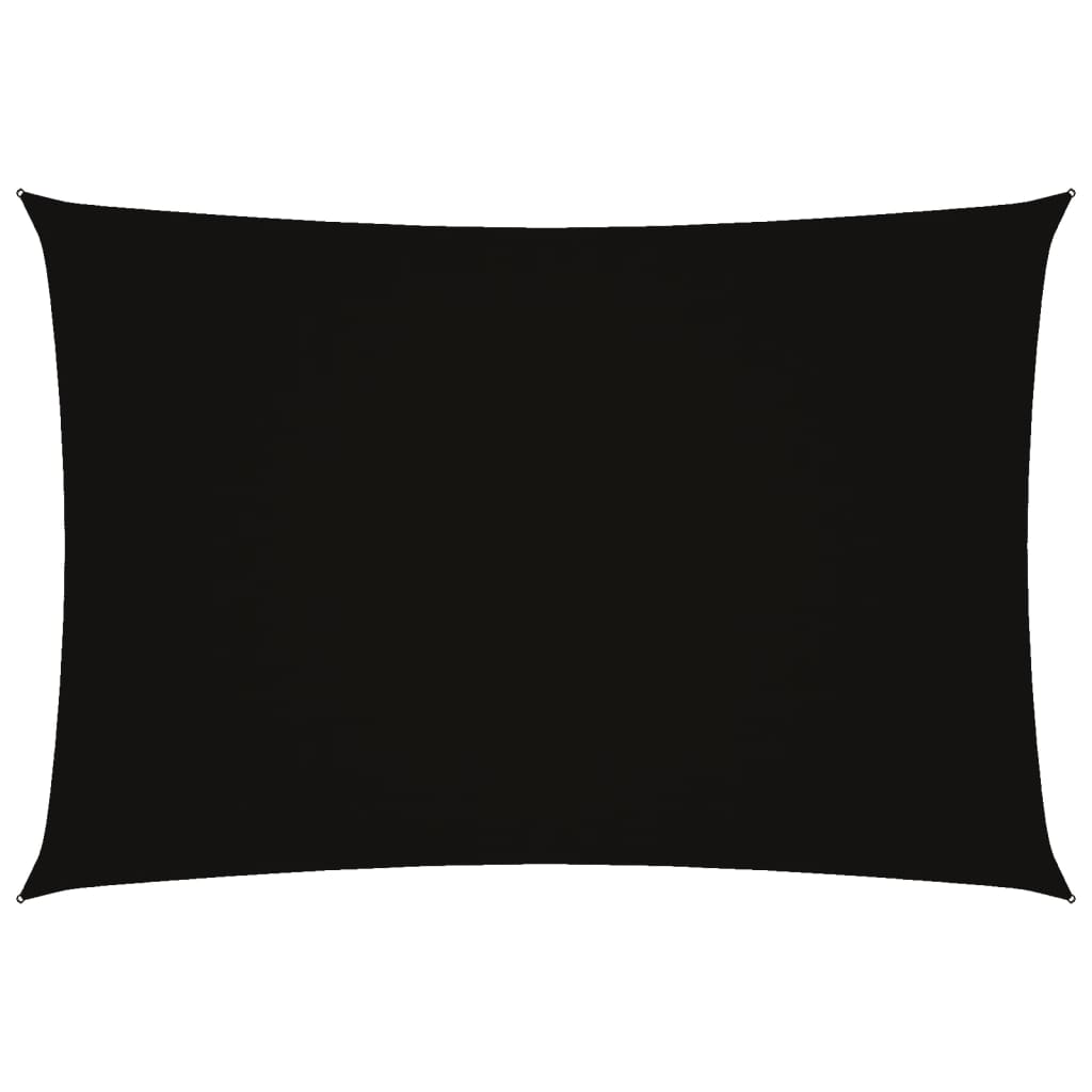 vidaXL Sunshade Sail Oxford Fabric Rectangular 2.5x4.5 m Black