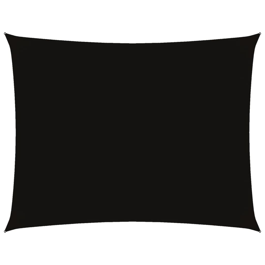 vidaXL Sunshade Sail Oxford Fabric Rectangular 4x5 m Black