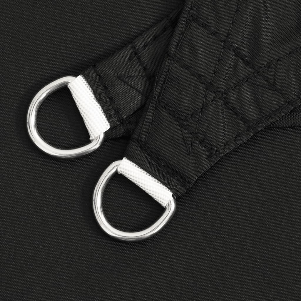Sunshade Sail Oxford Fabric Triangular 3x3x4.24 m Black