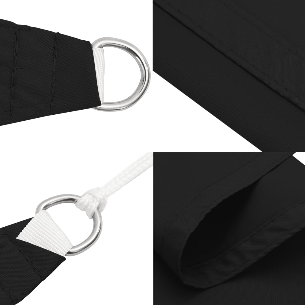 Sun Sail | Black | PU coated oxford fabric | 5x5x6 metres