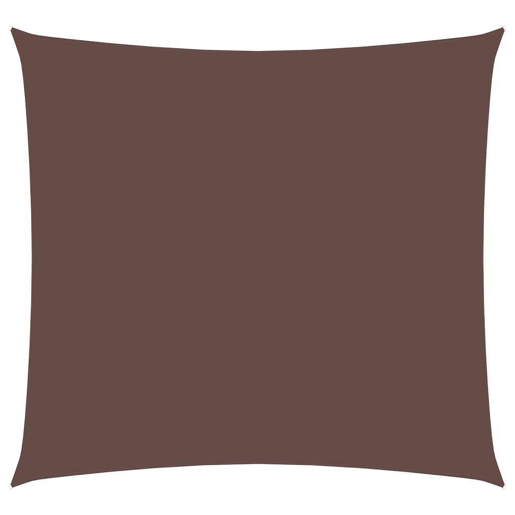 vidaXL Sunshade Sail Oxford Fabric Square 6x6 m Brown