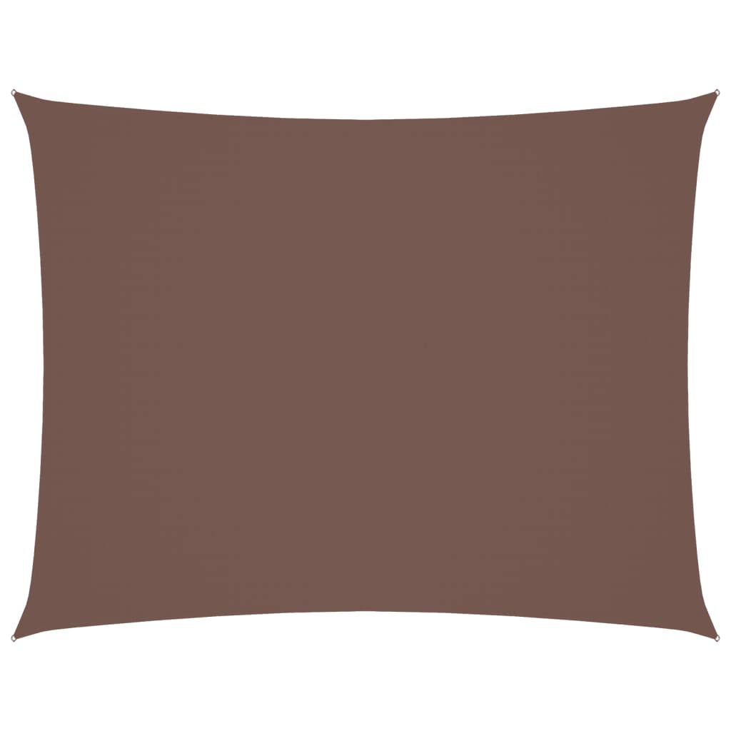 vidaXL Sunshade Sail Oxford Fabric Rectangular 2x3 m Brown