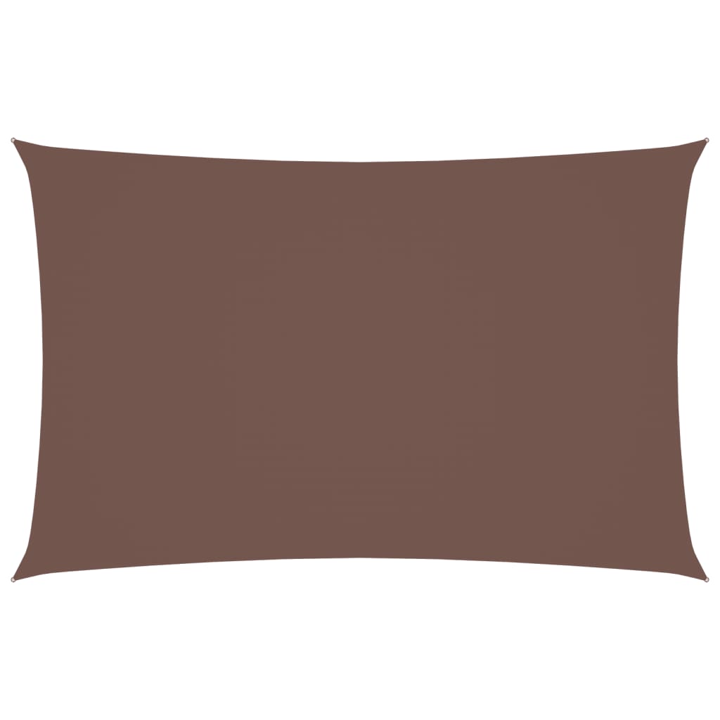 vidaXL Sunshade Sail Oxford Fabric Rectangular 2x5 m Brown