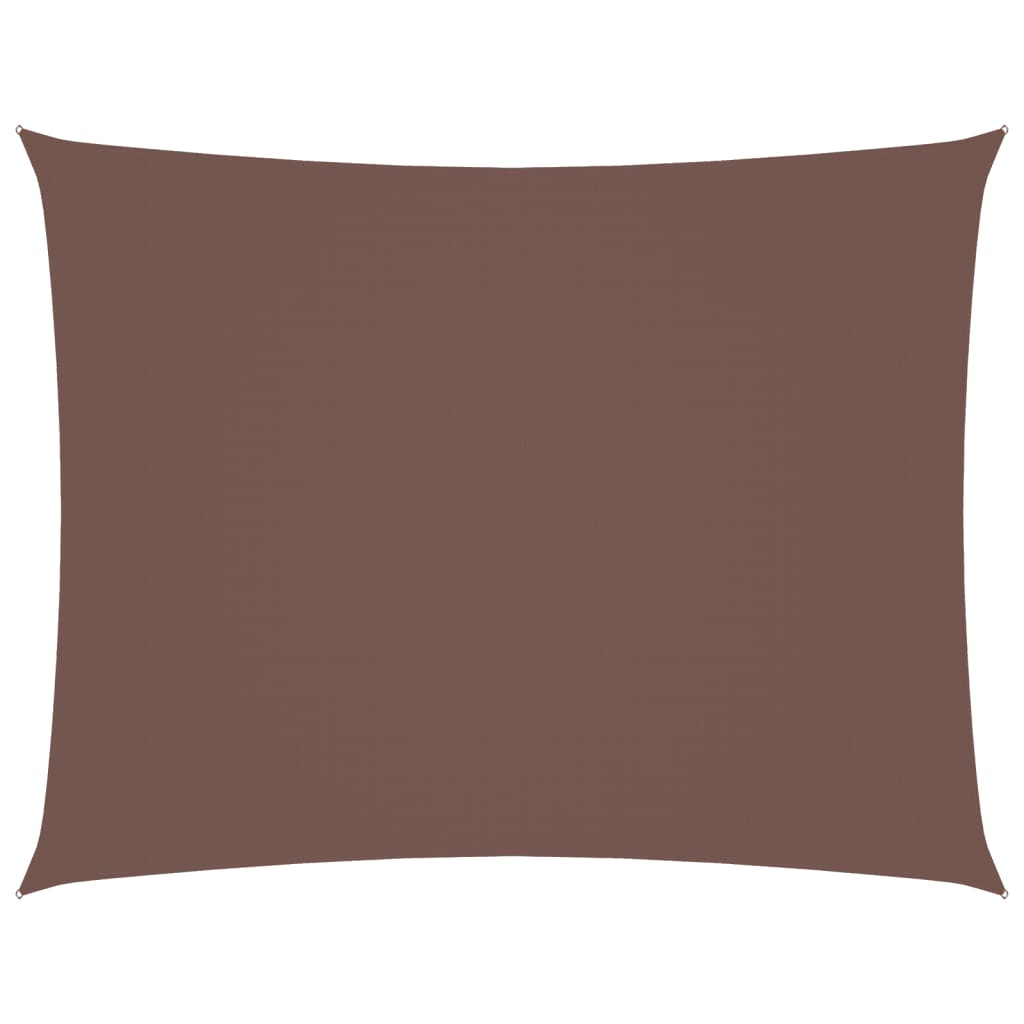 vidaXL Sunshade Sail Oxford Fabric Rectangular 3x4 m Brown