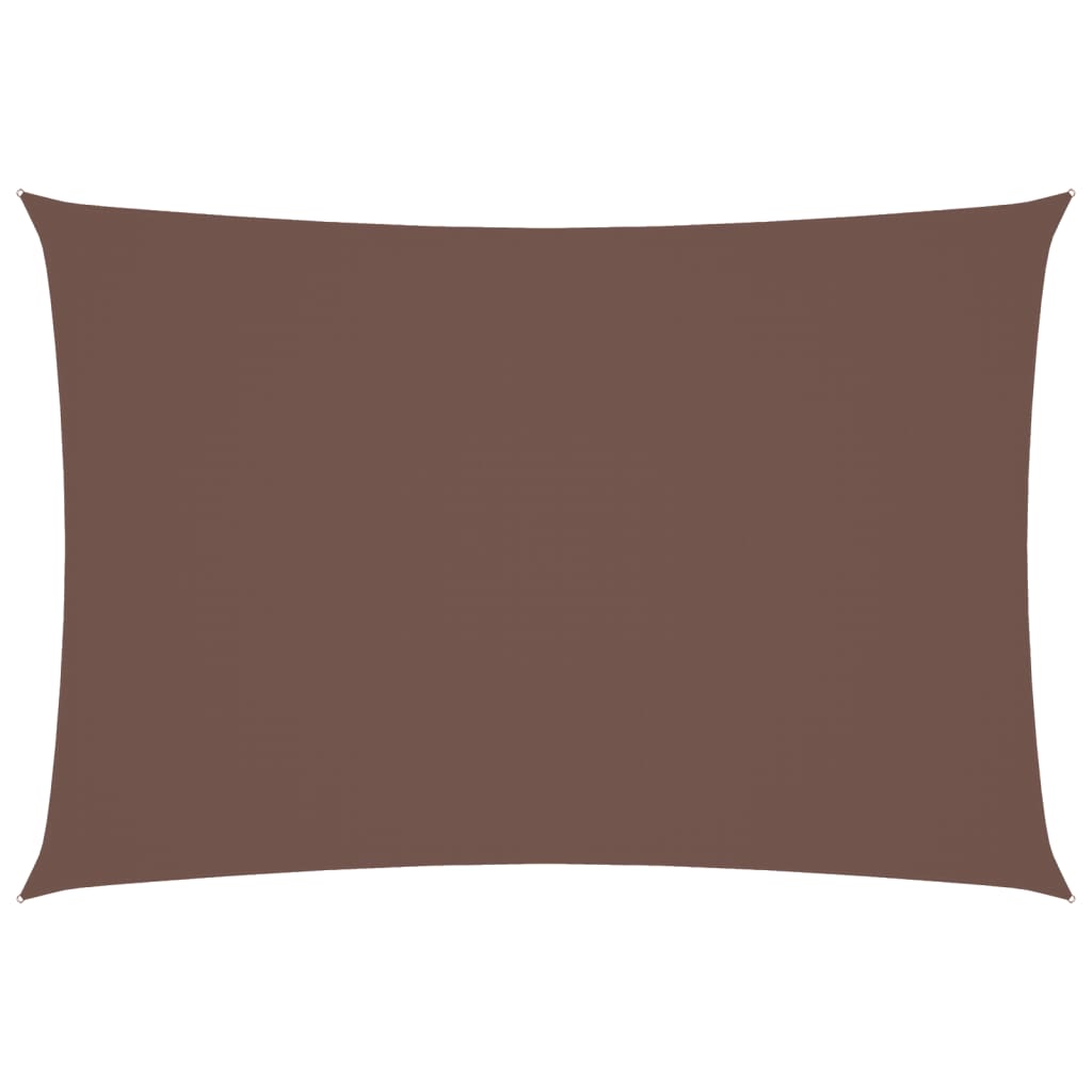 vidaXL Sunshade Sail Oxford Fabric Rectangular 3x5 m Brown