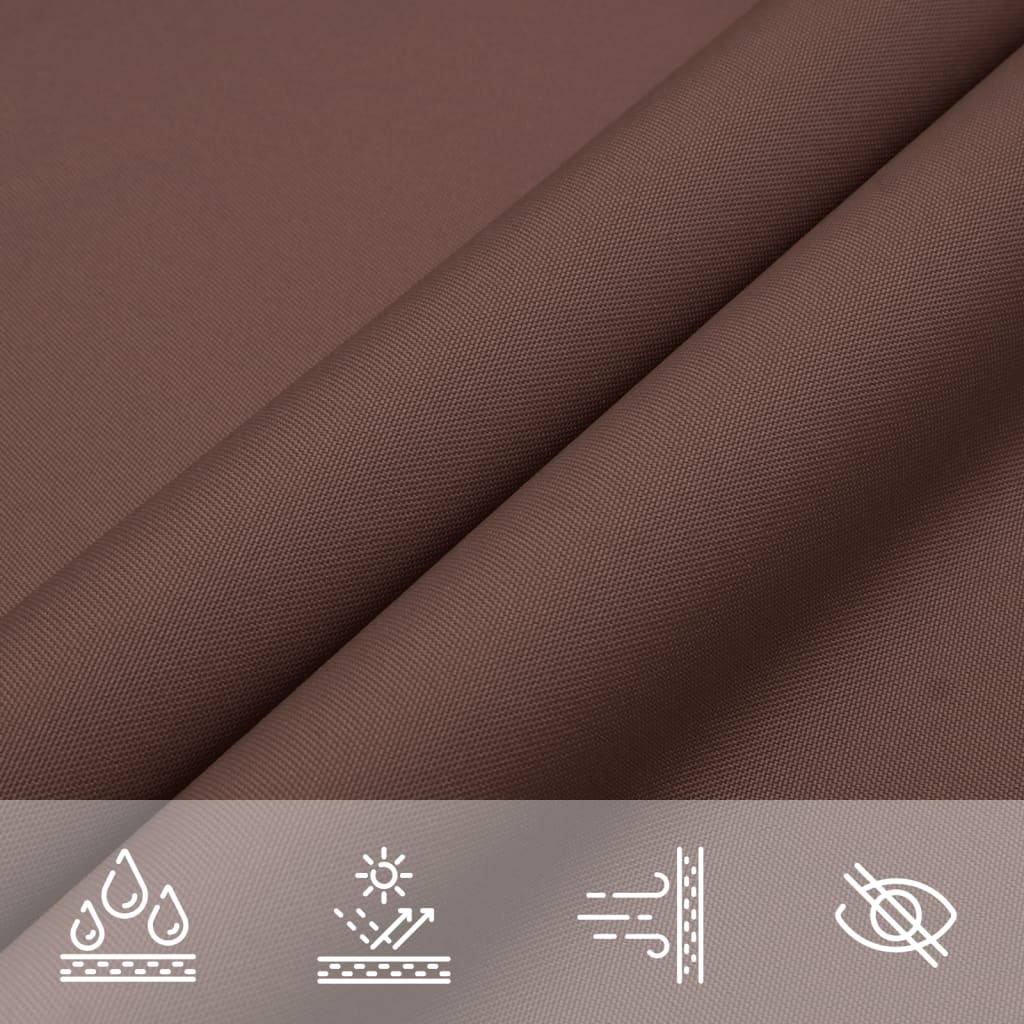 Sunshade Sail Oxford Fabric Rectangular 3x6 m Brown