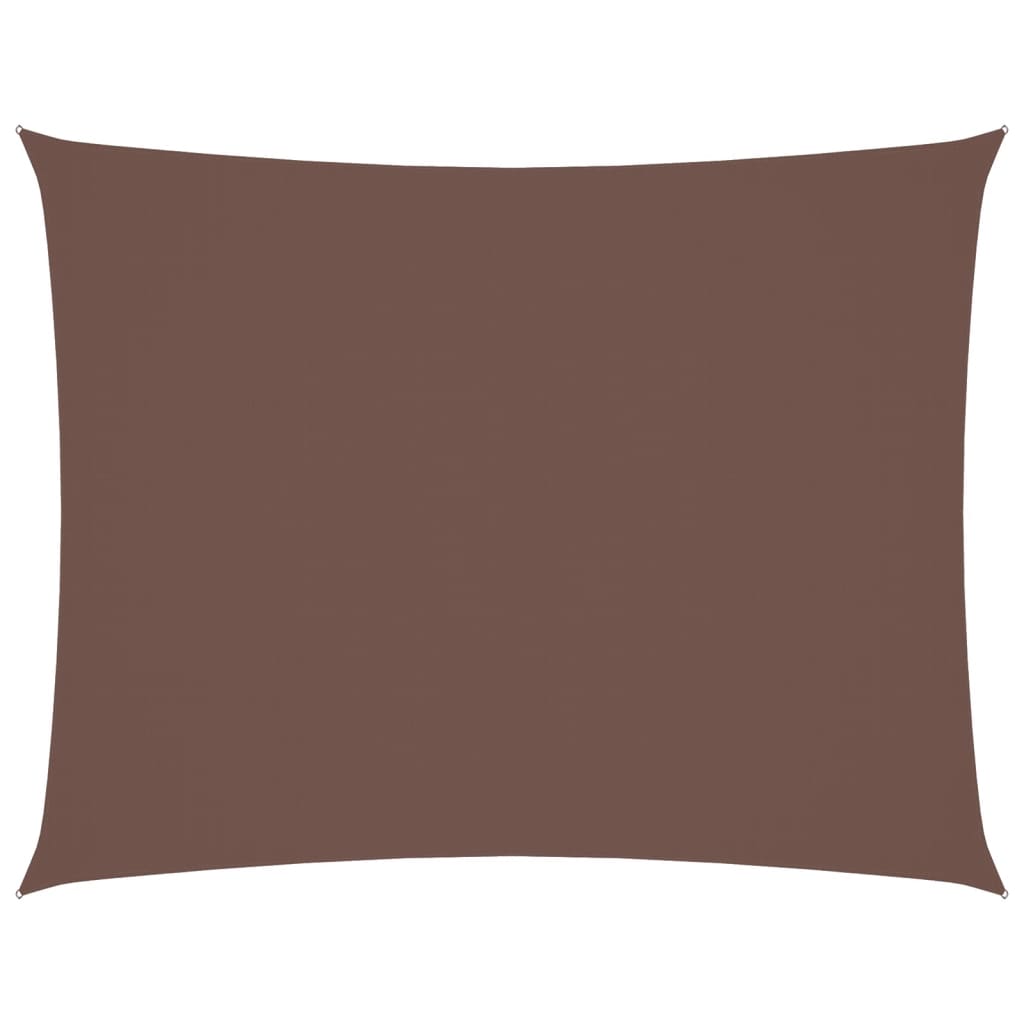 vidaXL Sunshade Sail Oxford Fabric Rectangular 4x5 m Brown