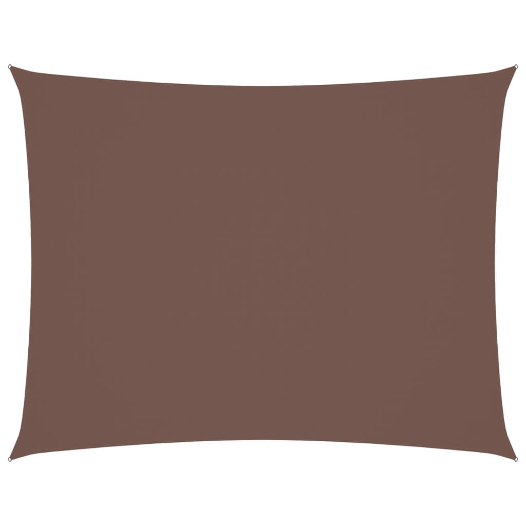 vidaXL Sunshade Sail Oxford Fabric Rectangular 4x6 m Brown