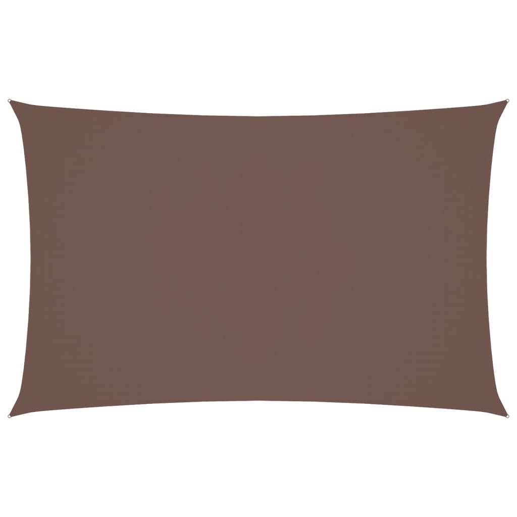 vidaXL Sunshade Sail Oxford Fabric Rectangular 4x7 m Brown