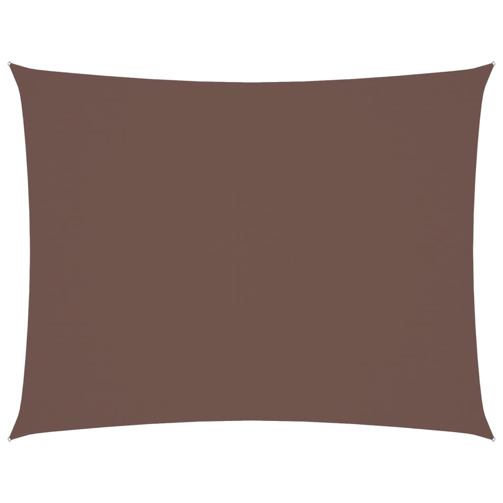 vidaXL Sunshade Sail Oxford Fabric Rectangular 6x7 m Brown