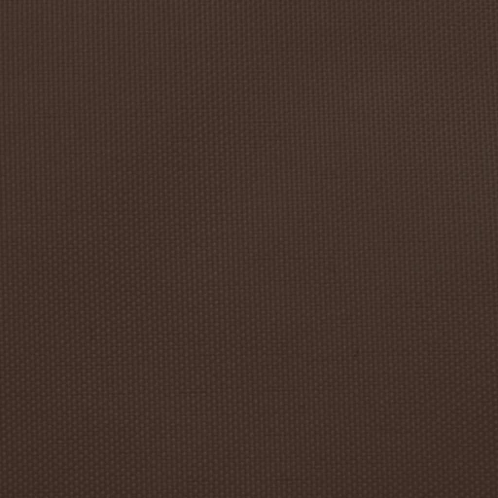 vidaXL Sunshade Sail Oxford Fabric Triangular 4.5x4.5x4.5 m Brown