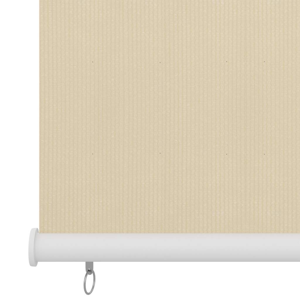 Outdoor Roller Blind Cream 60x140 cm HDPE