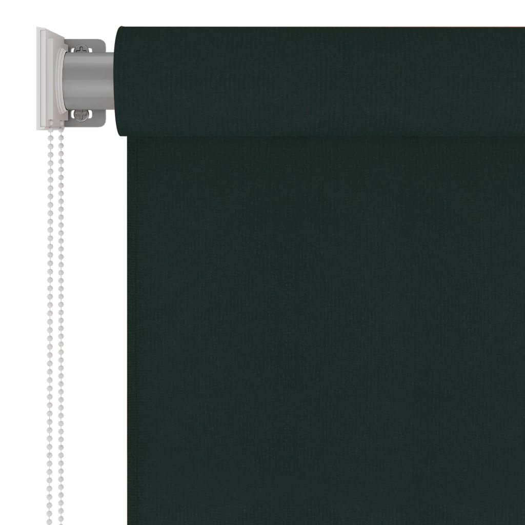 Outdoor Roller Blind 60x230 cm Dark Green HDPE