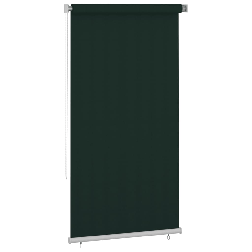 Outdoor Roller Blind 120x230 cm Dark Green HDPE