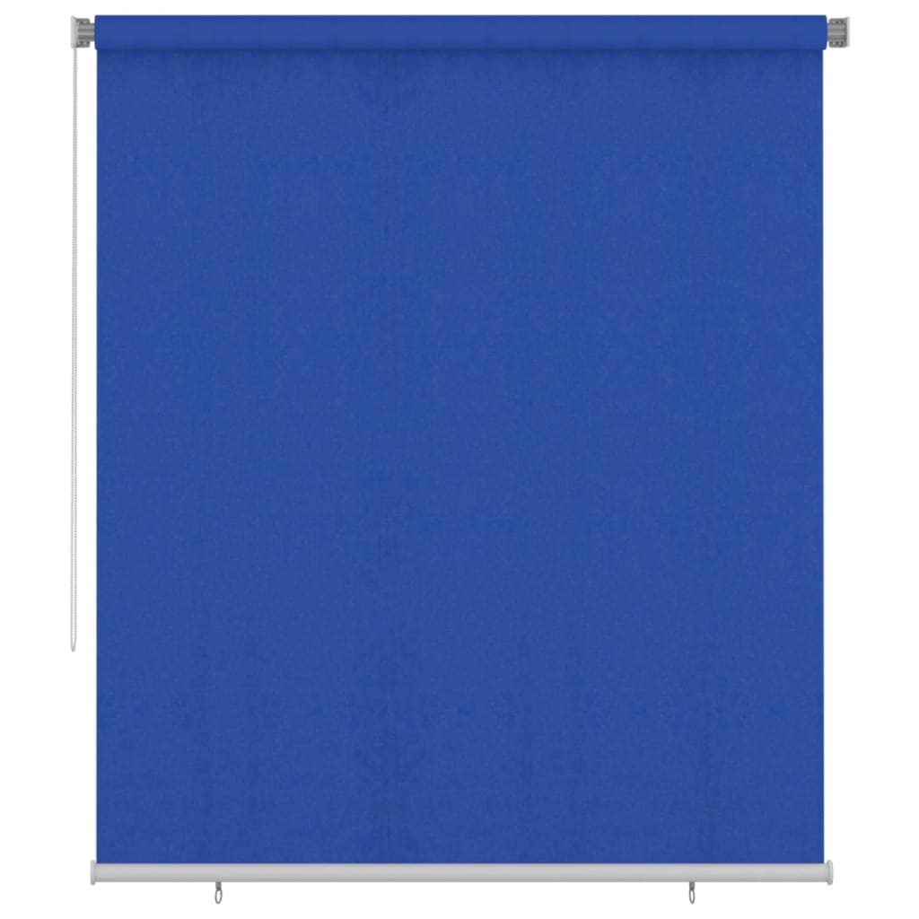 Outdoor Roller Blind 200x230 cm Blue HDPE