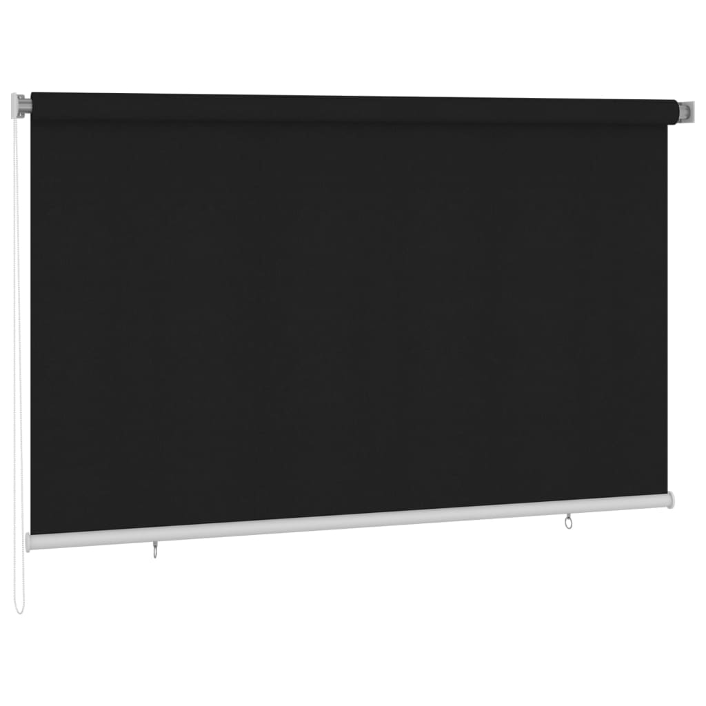 Outdoor Roller Blind 240x140 cm Black