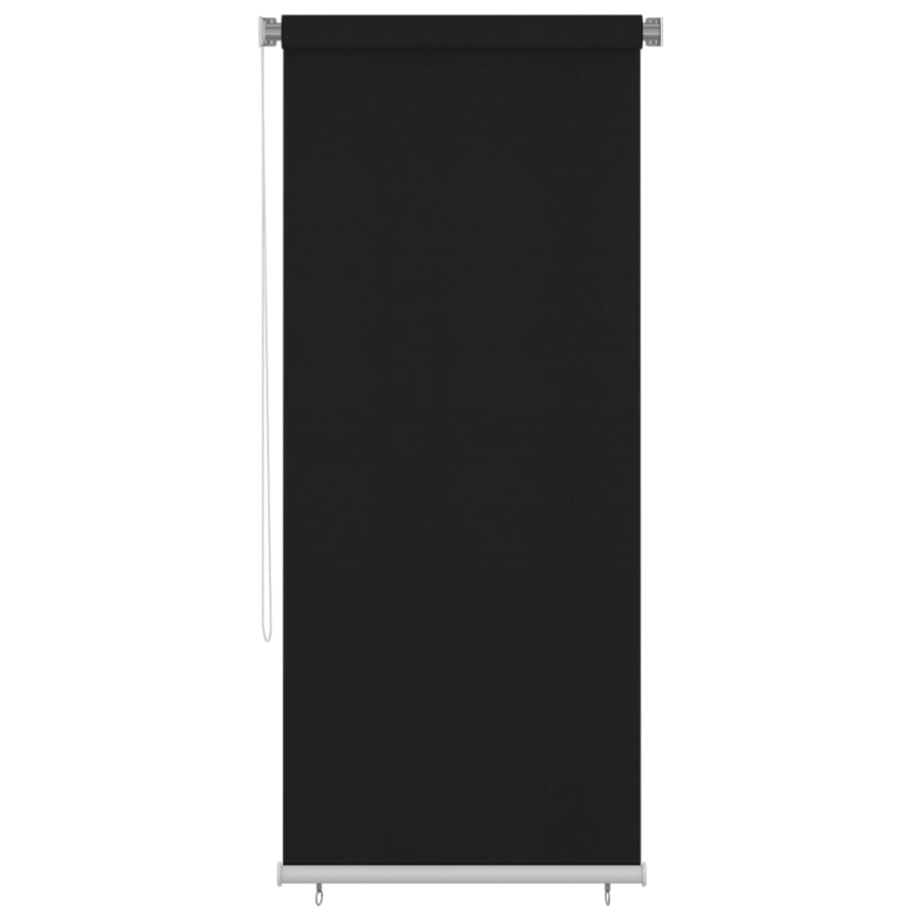 Outdoor Roller Blind 100x230 cm Black