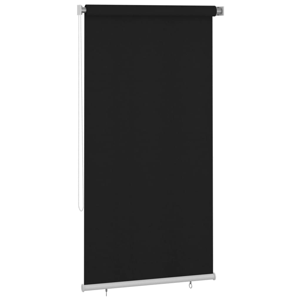 Roller Blind | Black | High-density polyethylene (HDPE) | 120 x 230 cm