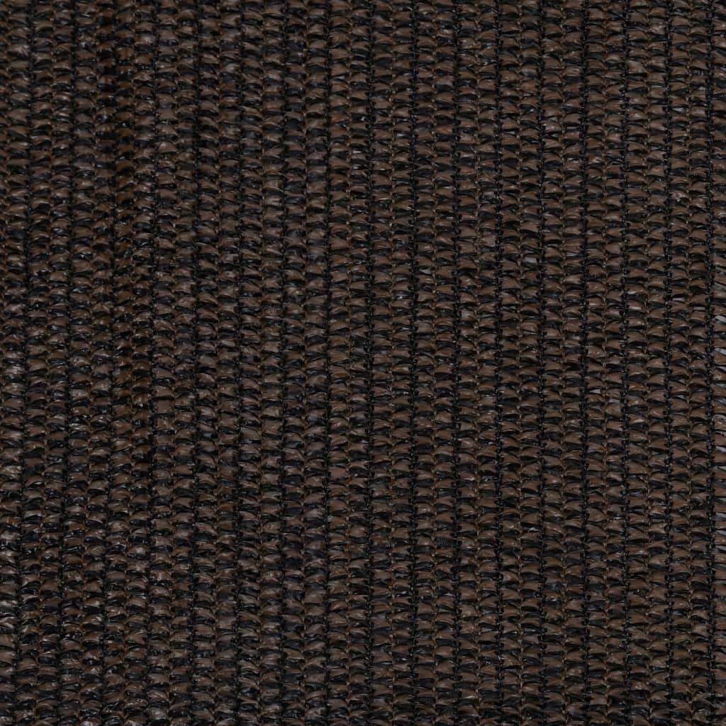 Outdoor Roller Blind 400x230 cm Brown HDPE