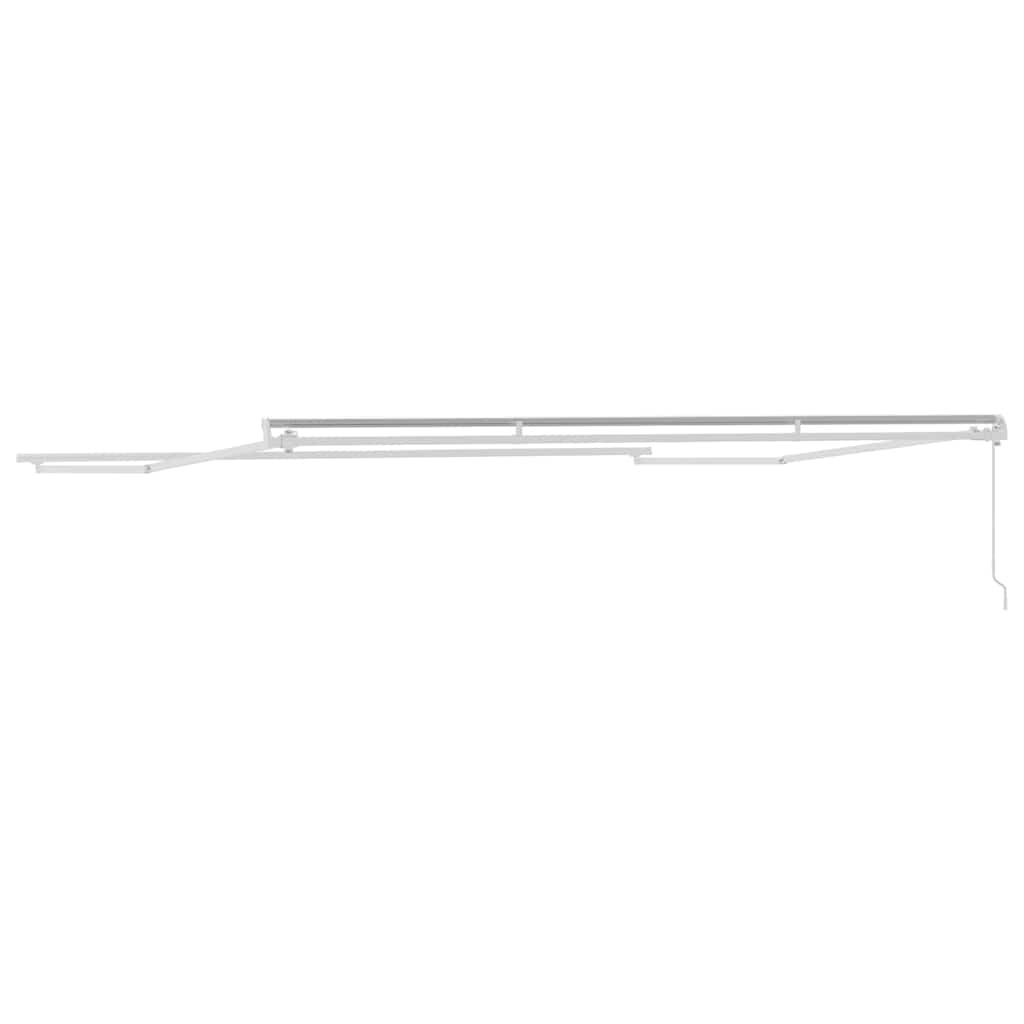 Awning Frame Manual White 450 x 350 cm Aluminium