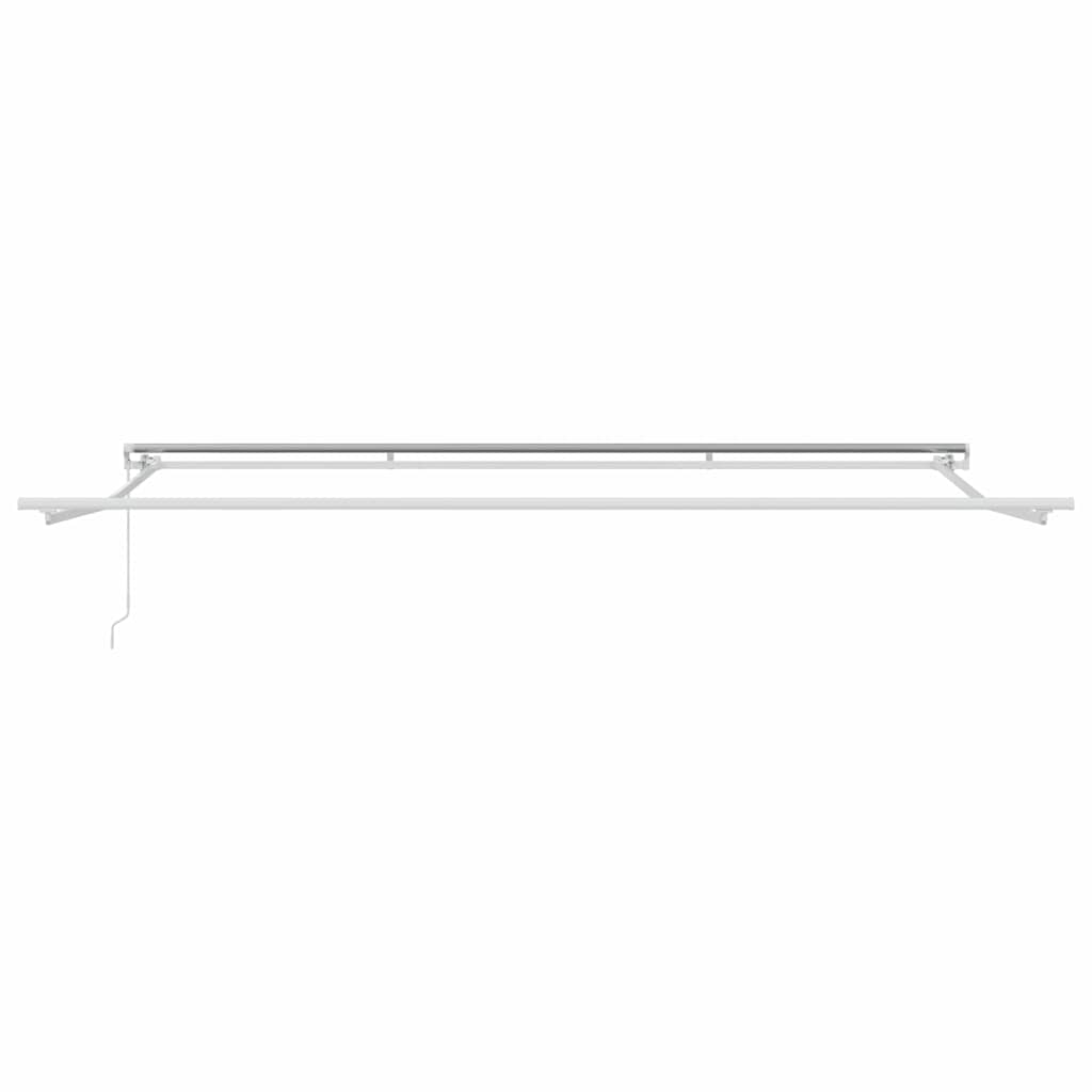 Awning Frame Manual White 450 x 350 cm Aluminium