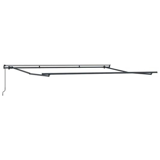 Awning Frame Manual Anthracite 500 x 300 cm Aluminium