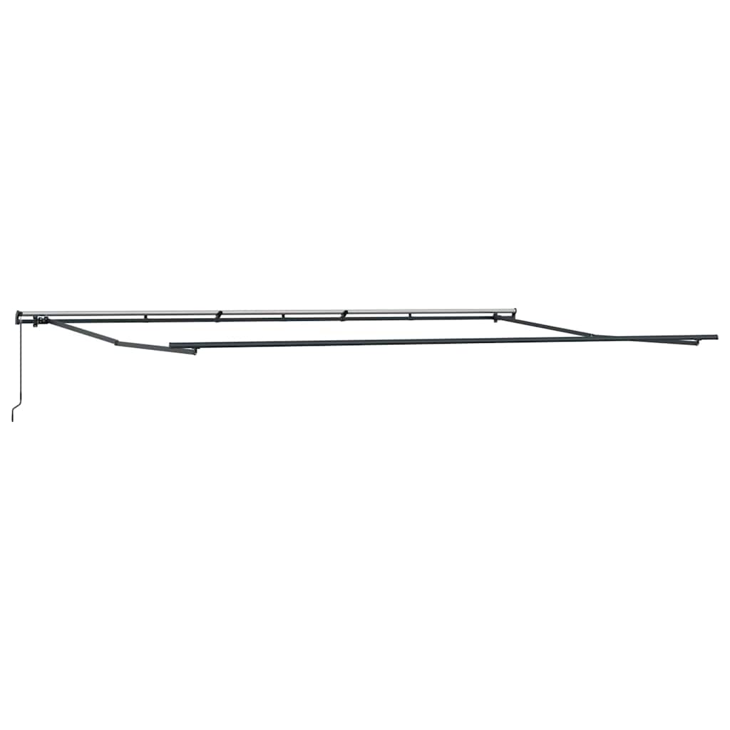 Awning Frame Manual Anthracite 600 x 300 cm Aluminium