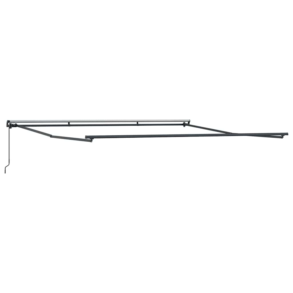 Awning Frame Manual Anthracite 400 x 350 cm Aluminium