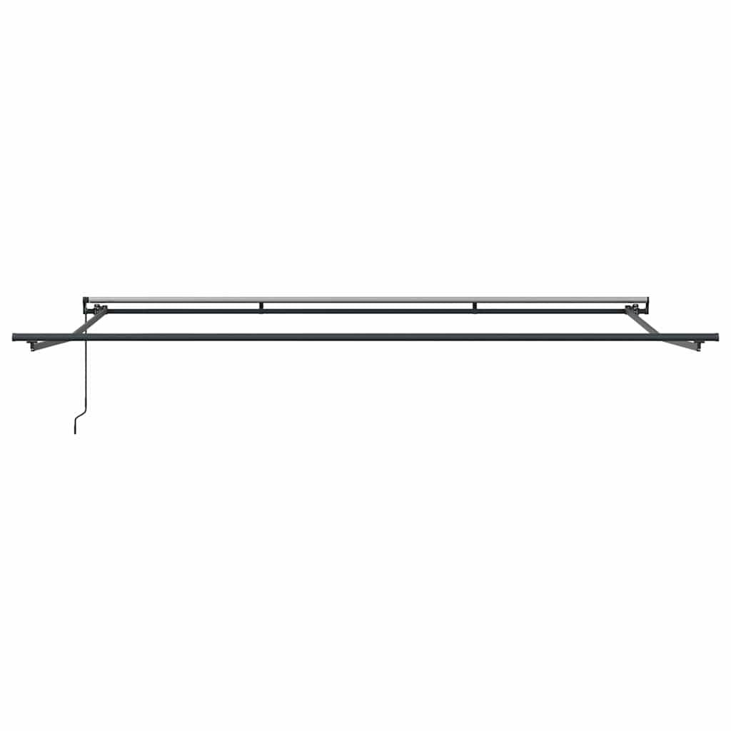 Awning Frame Manual Anthracite 400 x 350 cm Aluminium