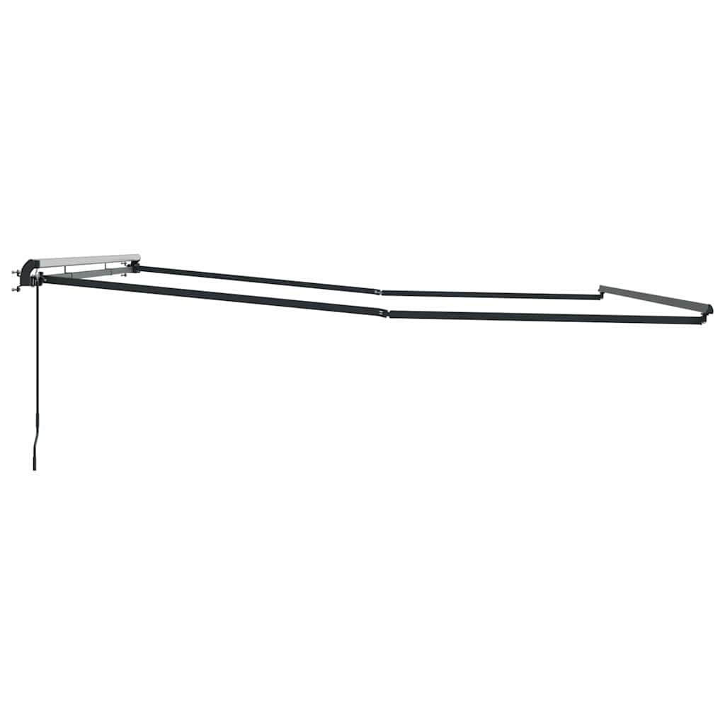 Awning Frame Manual Anthracite 400 x 350 cm Aluminium